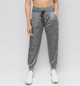Sporty Lightweight Pleated Athleisure Pants