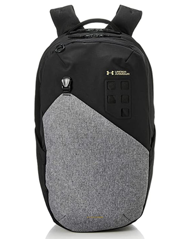 Under Armour Men's Guardian 2.0 Backpack , Jet Gray Medium Heather (010)/Metallic Gold Luster , One Size Fits All